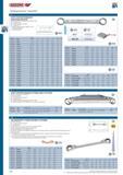 146 КЛЮЧ ГАЕЧНЫЙ НАКИДНОЙ GEDORE прямой двусторонний Стандарты DIN 837 форма B, ISO 3318, ISO 1085 Тонкая рукоятка С тонкостенными кольцами C профилем UD Хромованадиевая стал Каталог GEDORE 2012 Ручной инструмент, специнструмент и инструментальная мебель Стр. 146