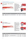 112 Клещи трубные Knipex Губки наклонены под углом 45 DIN 5234 шведскии тип плоскость смыкания губок наклонена под углом 45 зубцы на губках наклонены против направления Каталог KNIPEX 2014 Профессиональный ручной инструмент для удаления изоляции Плоскогубцы Кусачки Ножницы Клещи Бокорезы Стр. 112