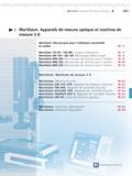 411 MarVision Appareils de mesure optique et machine de mesure 3 D MarVision Microscopes pour lutilisation universelle en atelier MarVision 130 W Каталог MAHR 2011 Измерительный инструмент и приборы для линейно-угловых измерений Стр.  FRA