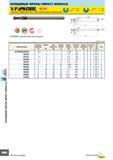 466 Концевые фрезы IMPACT MIRACLE VF2SDBL Сферическая, Средняя рабочая часть, 2 зуба, Усиленная геометрия, Заниженная шейка R < 6 ±0 01 6<R ±0 02 D1 < 12 0 - - Каталог MITSUBISHI 2007 Металлорежущий инструмент и инструментальные системы для точения фрезерования сверления на универсальных станках и обрабатывающих центрах с ЧПУ Стр. B082