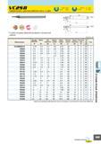 491 VC2SB Сферическая, короткая рабочая часть, 2 зуба UR< 6 ±0 01 6< R ±0 02 D1 < 12 0 - -0 02 12<D1 0 - -0 03 D5 15° ap L1 Тип1 UWC (VC 0° 2 зубая концевая сф Каталог MITSUBISHI 2007 Металлорежущий инструмент и инструментальные системы для точения фрезерования сверления на универсальных станках и обрабатывающих центрах с ЧПУ Стр. B107