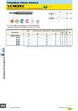 518 Концевые фрезы MIRACLE VCMDSC Концевая фреза, Средняя рабочая часть, 4-х / 6-ти зубая, Для закаленных материалов 0 - -0 02 W UWC (VC 30° Тип1 D1<3 3=D1 4-х Каталог MITSUBISHI 2007 Металлорежущий инструмент и инструментальные системы для точения фрезерования сверления на универсальных станках и обрабатывающих центрах с ЧПУ Стр. B134
