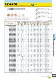 529 VC4STB U Сферическая, конусная, Маленькая рабочая часть, 4-х зубая ± 0 01 UWC (VC 0° R<0 5 0 5 < R 4-х зубая коническая концевая фреза с конической шейкой Каталог MITSUBISHI 2007 Металлорежущий инструмент и инструментальные системы для точения фрезерования сверления на универсальных станках и обрабатывающих центрах с ЧПУ Стр. B145