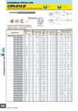 538 Концевые фрезы CRN jwC (CRN 0° 2 зубая концевая сферическая фреза с длинной шейкой, с покрытием CRN для обработки медных электродов Угол наклона I 4-, 1 ap Каталог MITSUBISHI 2007 Металлорежущий инструмент и инструментальные системы для точения фрезерования сверления на универсальных станках и обрабатывающих центрах с ЧПУ Стр. B154