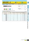 603 MS4MC E Шпоночная фреза Средняя рабочая часть 4 зуба D1 3 3D16 6D1 16 0 0 02 -0 015 0 038 -0 02 0 047 h3 4 D4 6 0 0 008 8 D4 10 0 0 009 12D416 0 0 Каталог MITSUBISHI 2010 Режущий инструмент и инструментальные системы для станков Стр. I075