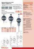 170 Цифровая измерительная головка Mitutoyo ABSOLUTE DIGIMATIC ID-C Серия 543 Стандартные модели Переключение ZERO ABS PRESET (предварительная установка значений Каталог MITUTOYO 2007 Средства измерений Измерительные инструменты и приборы Стр. 168