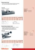 284 Высокоточные тиски Mitutoyo Высокая точность при шлифовке фрезеровании измерении и при травлении Имеет горизонтальную шлифованную призму в передвижных губках Каталог MITUTOYO 2007 Средства измерений Измерительные инструменты и приборы Стр. 282