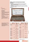 299 Наборы стальных плоскопараллельных концевых мер длины Mitutoyo Xарактеристики Точность DIN EN ISO 3650 Класс точности K Для лабораторий Класс точности 0 Пред Каталог MITUTOYO 2007 Средства измерений Измерительные инструменты и приборы Стр. 297