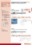 129 Специализированные штангенциркули Mitutoyo ABSOLUTE DIGIMATIC со степенью защиты IP-67 Серия 573 Штангенциркуль с губками для измерений внутренних канавок AB Каталог MITUTOYO 2009 Средства измерений измерительный инструмент приборы оборудование для машиностроения и металлообработки Стр. 119
