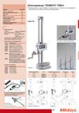 159 Штангенрейсмас Mitutoyo DIGIMATIC HDM-A Массивная модель измерительного инструмента с двумя стойками с выводом данных и с возможностью подсоединения Дополнит Каталог MITUTOYO 2009 Средства измерений измерительный инструмент приборы оборудование для машиностроения и металлообработки Стр. 149