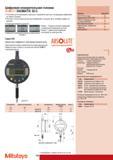 174 Цифровая измерительная головка Mitutoyo ABSOLUTE DIGIMATIC ID-C Установка нуля производится один раз и сохраняется при всех последующих измерениях до замены Каталог MITUTOYO 2009 Средства измерений измерительный инструмент приборы оборудование для машиностроения и металлообработки Стр. 164