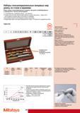 308 Новые наборы плоскопараллельных концевых мер длины Mitutoyo скомбинированные в зависимости от частоты использования С сертификатом о калибровке завода - изго Каталог MITUTOYO 2009 Средства измерений измерительный инструмент приборы оборудование для машиностроения и металлообработки Стр. 298