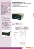 327 Блок индикации Mitutoyo DIGIMATIC EC Функции Cерия 542 Вкл выкл (ON OFF) PRESET Установка нуля Ввод пределов допуска Индикация GO NG на дисплее (3 шага) и пр Каталог MITUTOYO 2009 Средства измерений измерительный инструмент приборы оборудование для машиностроения и металлообработки Стр. 317
