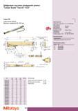 332 Цифровая система измерений длины Mitutoyo Linear Scale Тип АТ 112 F Cерия 539 Сверхтонкая модель Диапазон измерений 50-1020 мм 53 Отверстия с обеих сторон гл Каталог MITUTOYO 2009 Средства измерений измерительный инструмент приборы оборудование для машиностроения и металлообработки Стр. 322