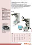 401 Стационарный твердомер Mitutoyo Micro-Vickers HM-200 изготовлен в соответствии со стандартами ISO 6507 JIS B7725 Многофункциональный Встроенный жидкокристалл Каталог MITUTOYO 2009 Средства измерений измерительный инструмент приборы оборудование для машиностроения и металлообработки Стр. 391