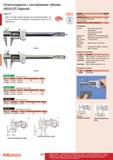 211 Штангенциркуль Mitutoyo с заострёнными губками ABSOLUTE Digimatic Серия 573 Губки с тонкими концами подходят для самых узких канавок что значительн Каталог MITUTOYO 2012 Контрольно-измерительный инструмент оборудование и приборы для машиностроения Стр. 210