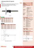 227 Глубиномер Mitutoyo ABSOLUTE Digimatic Серия 571 Функция ABSOLUTE в этом приборе сохраняет установку нуля (которую достаточно задать один раз) на п Каталог MITUTOYO 2012 Контрольно-измерительный инструмент оборудование и приборы для машиностроения Стр. 226
