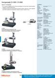 555 Контурограф Mitutoyo CV-1 ООО ICV-2000 Серия 218 Ось Z оснащена цифровой шкалой в блоке детектирования Это дает более широкий диапазон измерений с Каталог MITUTOYO 2012 Контрольно-измерительный инструмент оборудование и приборы для машиностроения Стр. 554