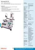 569 Прибор измерения формы Mitutoyo RA-220 это маленький ручной инструмент измерения формы например цилиндричности ВОЗМОЖНОСТИ Исключительные возможнос Каталог MITUTOYO 2012 Контрольно-измерительный инструмент оборудование и приборы для машиностроения Стр. 568