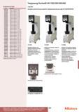 598 Твердомер Mitutoyo Rockwell HR-100 200 300 400 Опциональные аксессуары Описание 19ВАА028 Образец твёрдости 32HRB 19ВАА029 Образец твёрдости 42HRB 1 Каталог MITUTOYO 2012 Контрольно-измерительный инструмент оборудование и приборы для машиностроения Стр. 597