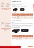 29 Микроконтроллер интерфейс Mitutoyo DMX-2 USB для подключения двух измерительных приборов с выходом Digimatic USB интерфейсу компьютера Преимущества DMX-2 USB Ус Каталог MITUTOYO 2014 Измерительный инструмент и приборы Стр. 27
