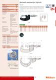 67 Дисковые микрометры Mitutoyo Digimatic Функции Серия 323 ORIGIN Отсчет ZERO ABS (НУЛЬ АБС ) Автоотключение через 20 мин простоя Предупреждение о низком напряжен Каталог MITUTOYO 2014 Измерительный инструмент и приборы Стр. 65