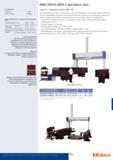 595 Стандартная большая КИМ Mitutoyo с ЧПУ мостового типа спроектированна чтобы предоставить производительное сканирование для Ваших самых больших деталей подготовл Каталог MITUTOYO 2014 Измерительный инструмент и приборы Стр. 593
