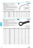 560 Half-moon offset box end wrenches N304 Metric High quality CR-V steel Particularly controlled forging and heat threatment processes High-precision machining Minimum pr Каталог NORGAU 2015 Инструмент режущий измерительный слесарно-монтажный Стр. 544