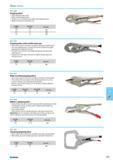 659 Wide-mouthed gripping pliers Pliers body made of chromium-vanadium steel gloss nickel-plated The setting of the jaw span and the clamping pressure occurs by means of s Каталог NORGAU 2015 Инструмент режущий измерительный слесарно-монтажный Стр. 643