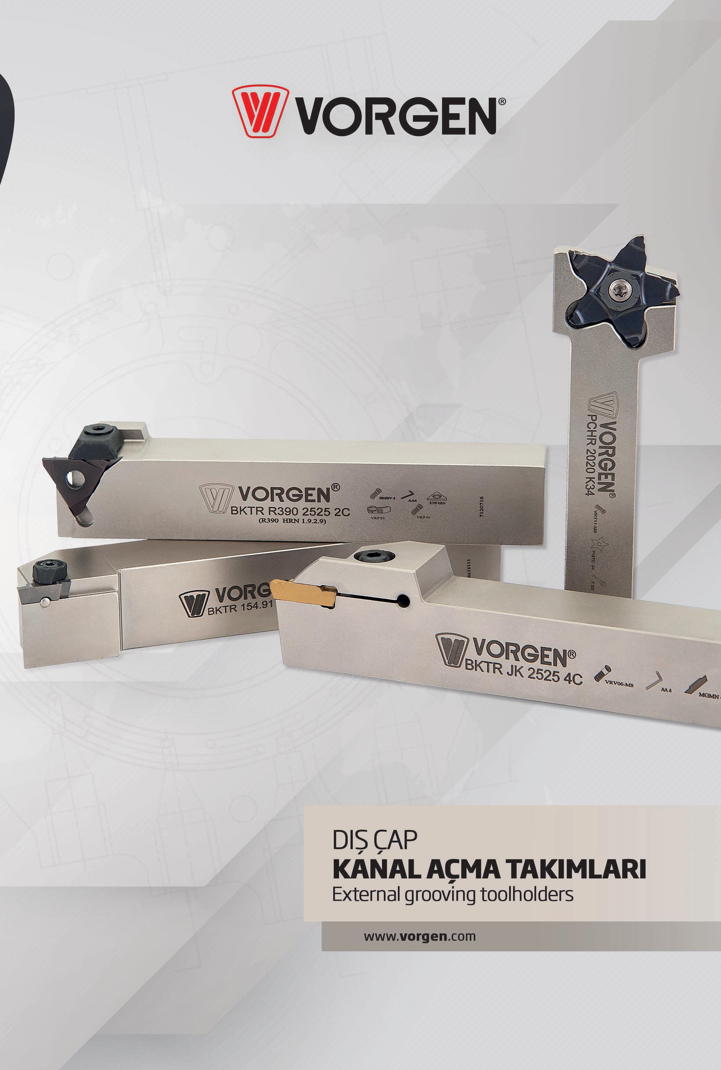 68 Vorgen VORGEN BKTR R390 2525 2C (R390 HRN 1 9 2 9) DIS CAP KANAL AÇMA TAKIMLARI External grooving toolholders Каталог VORGEN 2018 Станочный инструмент с режущими сменными пластинами Токарные резцы Расточные державки и оправки Фрезы концевые и насадные с СРП Сверла Стр. 68