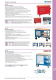 827 Прочный передвижной верстак различных модификаций Прочная конструкция из высококачественной листовой стали Ящики с индивидуальными фиксаторами и центрально Каталог NORGAU 2014 Профессиональные инструменты и промышленное оборудование Стр. 811