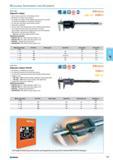 407 Digimatic Caliper Dust water protection conforming to level No battery or origin reset needed The impact resistance of the display unit has been increased for improved Каталог NORGAU 2015 Инструмент режущий измерительный слесарно-монтажный Стр. 391