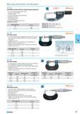 421 Quick Micrometer with disc-shaped measuring faces For measuring felt rubber fabric With non-rotating thimble With data output Accuracy according factory specification Каталог NORGAU 2015 Инструмент режущий измерительный слесарно-монтажный Стр. 405