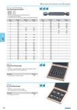 476 Limit Plug Gauges GO-NOGO 046 101. (fit H7) 046 102. (fit H6) 046 103. (fit H8) Tolerances and dimensions according to DIN 7162 The body ground and lapped Go and No-Go Каталог NORGAU 2015 Инструмент режущий измерительный слесарно-монтажный Стр. 460
