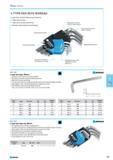 565 L-type hex keys Metric Optimal contact area ensure keys long life Particularly controlled heat threatment process High-tech hex key machining To reduce the risk of occ Каталог NORGAU 2015 Инструмент режущий измерительный слесарно-монтажный Стр. 549
