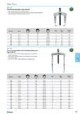 597 2-arm universal pullers type series 20 With standard-type arms in standard-lengths These arms are attached to and removed from the puller head by tightening and loosen Каталог NORGAU 2015 Инструмент режущий измерительный слесарно-монтажный Стр. 581