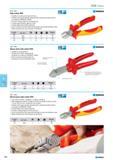 622 Side cutter VDE Suitable for cutting hard and soft wires Handles with ergonomically shaped multi-component safety sleeves according to DIN EN IEC 60900 Precision cutti Каталог NORGAU 2015 Инструмент режущий измерительный слесарно-монтажный Стр. 606