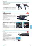 651 Self-adjusting insulation strippers For single multiple and fine stranded conductors with plastic or rubber insulation With wire cutter for copper and aluminium wires Каталог NORGAU 2015 Инструмент режущий измерительный слесарно-монтажный Стр. 635