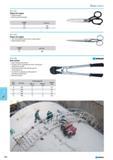 662 Bolt cutters High cutting performance Forged chrome-molybdenum steel cutting jaws hardened to 60 HRC Steel tube handles with deluxe grips for comfortable use Cam bolts Каталог NORGAU 2015 Инструмент режущий измерительный слесарно-монтажный Стр. 646