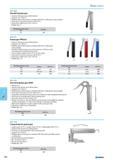 702 One hand grease gun-EHFP With M 10 x 1 Operates with greases up to NLGI grade 2 Capacity (cm3) 500 cm3 Refilling options 400 g grease cartridge DIN 1284 or bulk grease Каталог NORGAU 2015 Инструмент режущий измерительный слесарно-монтажный Стр. 686