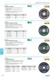 724 Freehand cutting disc Middle hard cutting disc special filling materials prevent clogging of the disc Material non-ferrous metals aluminium bronze brass zinc lead tin Каталог NORGAU 2015 Инструмент режущий измерительный слесарно-монтажный Стр. 708