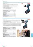 763 Cordless Drill Drivers Extremely robust Fully functional even after falling 2 m onto concrete due to flexible Durashield housing Bosch Electronic Cell Protection (ECP) Каталог NORGAU 2015 Инструмент режущий измерительный слесарно-монтажный Стр. 747
