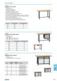 803 Workbenches and Workplaces For individual configuration Very strong construction for heavy duty Worktop beech multiplex 40 or 50 mm The surface has an additional prote Каталог NORGAU 2015 Инструмент режущий измерительный слесарно-монтажный Стр. 787