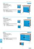 806 Compact workbench Drawer inside dimensions 450x600 mm Load capacity of drawer 100 kg (EA) WorkTop beech multiplex 810x750x40 mm Feet with adjustable height Central loc Каталог NORGAU 2015 Инструмент режущий измерительный слесарно-монтажный Стр. 790