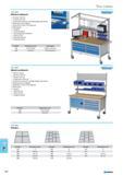 810 Mobile workbench 4 drawers 100 mm 2 drawers 200 mm Construction made out of high quality steel sheets Worktop beech multiplex Dimensions 1500 x 750 x 860 mm Multi-boar Каталог NORGAU 2015 Инструмент режущий измерительный слесарно-монтажный Стр. 794