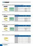 594 TMTH-W : Винтовая Whitworth 55 BSW BSF BSP (Внутренняя и наружная) Обозначение W S Шаг Размер TPI резьбы W TMTH 23 11 W TMTH 32 11 W TMTH 45 11 W TM Каталог TAEGUTEC 2011 Металлорежущий инструмент и инструментальная оснастка Стр. E156