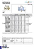 359 6N TF90-06/09 MfLL RUSH Обозначение Ф Размеры (мм) Каналы Исполнение J Крепежный болт Пластина DC DCONMS DHUB OAL APMX СОЖ корпуса 6N TF90- 580-2 Каталог TAEGUTEC 2020 Вращающийся режущий и вспомогательный инструмент по металлу Твердосплавные пластины Сборные фрезы с СМП Монолитные фрезы и сверла Инструментальные патроны Стр. E46