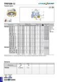 381 TFM75SN-13 ChlASE > 2UA& Торцевая фреза 75° Обозначение в Размеры (мм) Каналы Исполнение СОЖ корпуса J Крепежный болт Пластина DC DCX DCONMSDHUBO Каталог TAEGUTEC 2020 Вращающийся режущий и вспомогательный инструмент по металлу Твердосплавные пластины Сборные фрезы с СМП Монолитные фрезы и сверла Инструментальные патроны Стр. E68