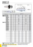 1081 Стандартная инструментальная оснастка TaeguTec DIN69871-ER для металлорежущих станков Цанговый патрон ER Изображение Основные размерные характеристики Каталог TAEGUTEC 2015 Металлорежущий инструмент и инструментальная оснастка для металлообрабатывающих станков Точение Фрезерование Сверление Стр. G12