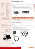 31 Интерфейс Mitutoyo DMX-3-2 USB Спецификация Размеры (Д Ш В) 1 70 x 128 x 55 мм Функция таймера Интервал 0-99 с или 0-99 мин KA-счетчик Угломер серии 950 EH EF E Каталог MITUTOYO 2014 Измерительный инструмент и приборы Стр. 29